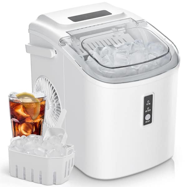 ICE CUBE❗️ 9.4 in. 26.5lb/24H Bullet Ice Countertop Portable Ice Maker