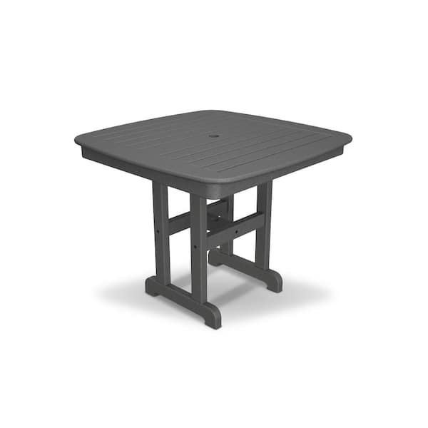Trex Outdoor Furniture Yacht Club 37 in. Stepping Stone Patio Dining Table