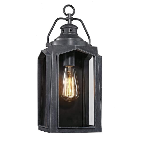 Home Decorators Collection 1 Light Charred Iron Outdoor Wall Lantern Sconce Hd 1510 I - Home Depot Decorators Collection Outdoor Lighting
