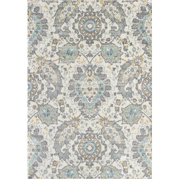 L'Baiet Lula Blue Boho 8 ft. x 10 ft. Area Rug