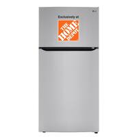 24 cu. ft. Top Mount Freezer Refrigerator with Multi-Flow Air System in Stainless Steel, Garage Ready