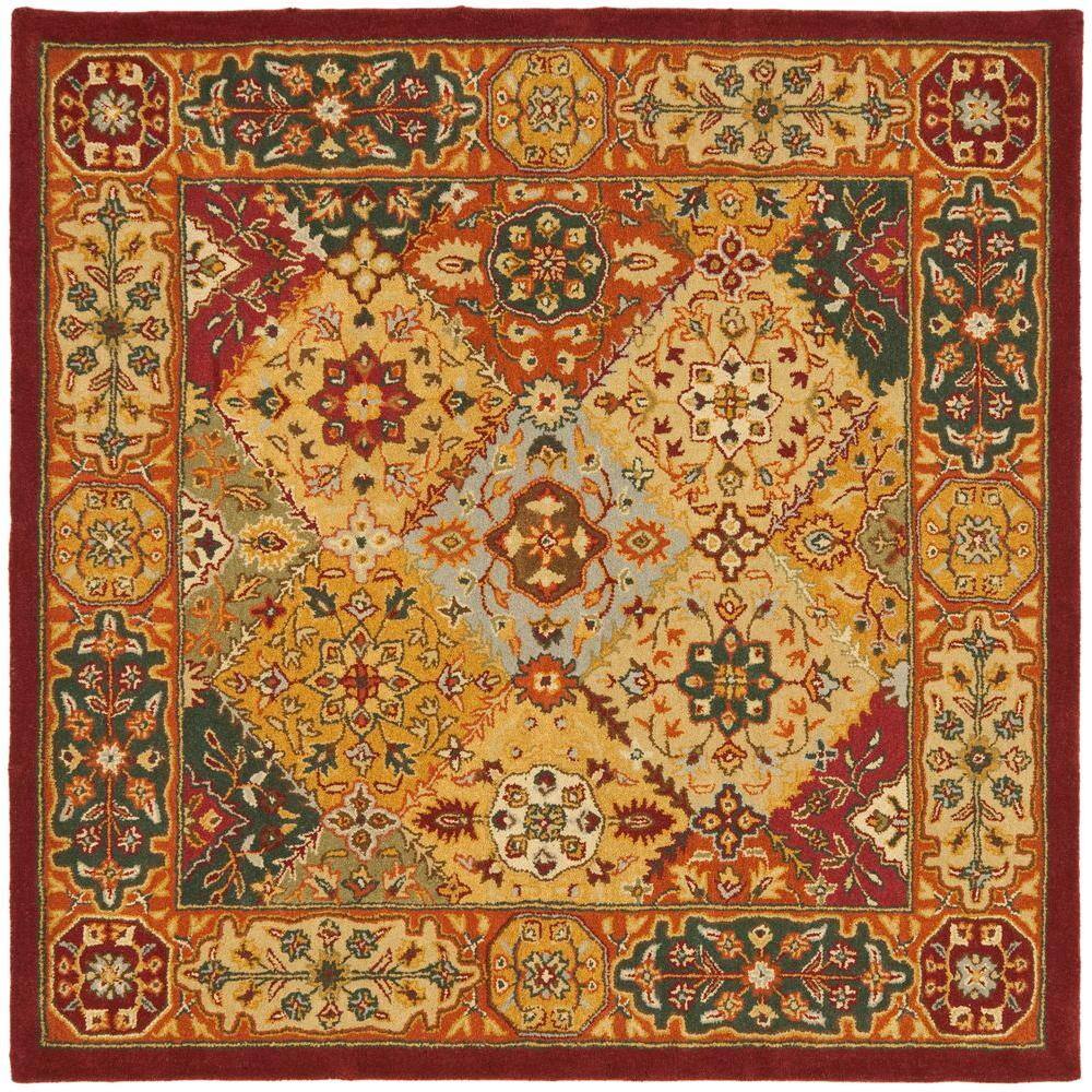 Have a question about SAFAVIEH Heritage Multi 10 ft. x 10 ft. Square ...