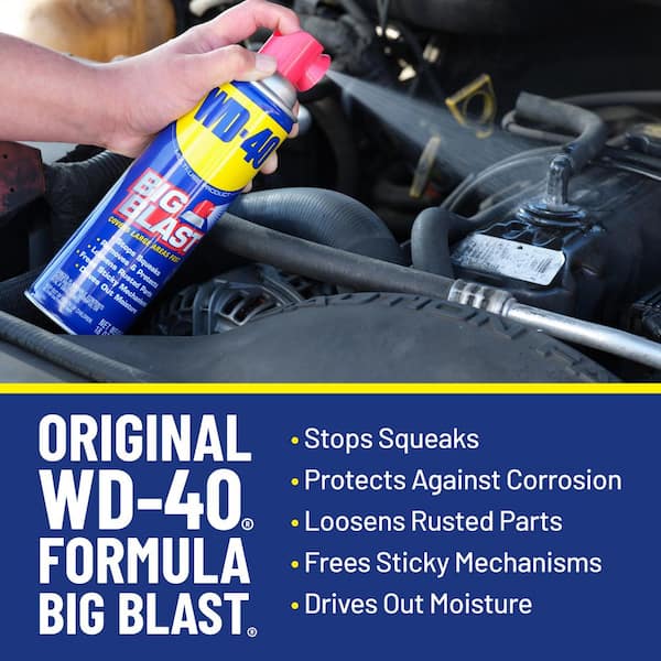 WD-40 18 oz. Big Blast, Multi-Purpose Lubricant Spray 490095 - The