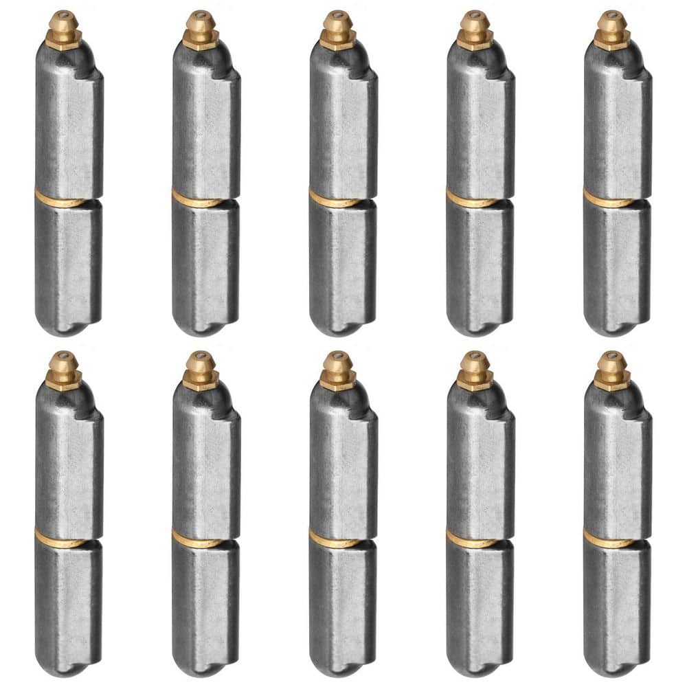 "3-1/8"" x 1/2""  Low Carbon Steel Grease Fitting Heavy Duty Weld on Barrel Hinge Building Supply (10-Pack)" price history on PriceWatchPro