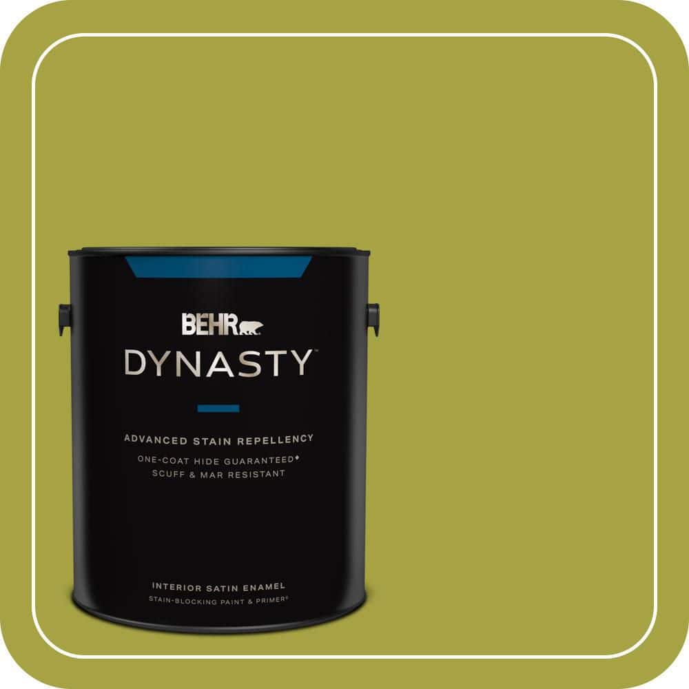 1 gal. #400B-7 Lemon Grass Satin Enamel Interior Stain-Blocking Paint & Primer price history on PriceWatchPro