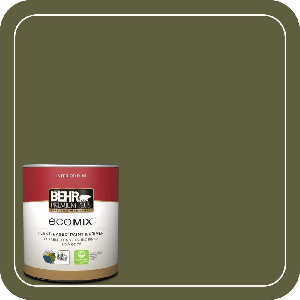 1 qt. #PPU9-25 Eastern Bamboo Flat EcoMix Plant-Based Interior Paint & Primer price history on PriceWatchPro