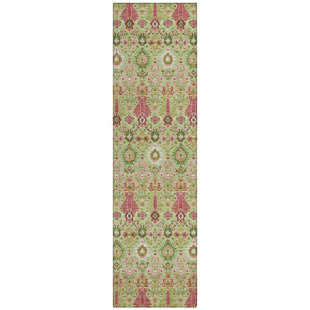 Chantille Machine Washable Indoor/Outdoor Abstract ACN2251 Aloe 2 ft. 3 in. x 7 ft. 6 in. Runner Rug price history on PriceWatchPro