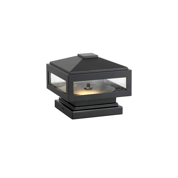 Cear pavé (BLACK) Home Decorators Collection Havenridge 4 in. Low Voltage