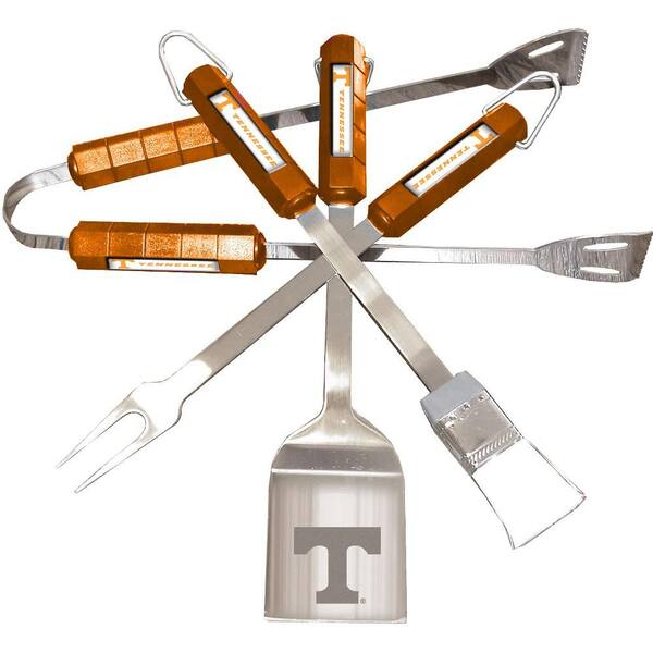 BSI Products NCAA Tennessee Volunteers 4-Piece Grill Tool Set