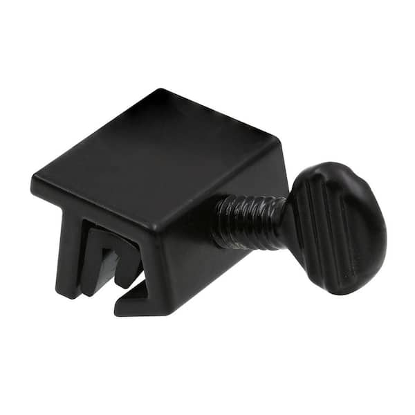Window Lock, Economy, Rubber Insert, Black (2-Pack)