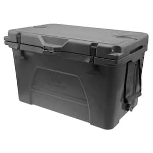 High Performance Gray 52 QT. Portable Chest Cooler - Durable Construction, Insulated Design, Outdoor Ready