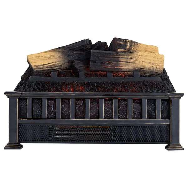 20 in. Infrared Electric Fireplace Log Set Heater with Adjustable LED Flames and Remote Control