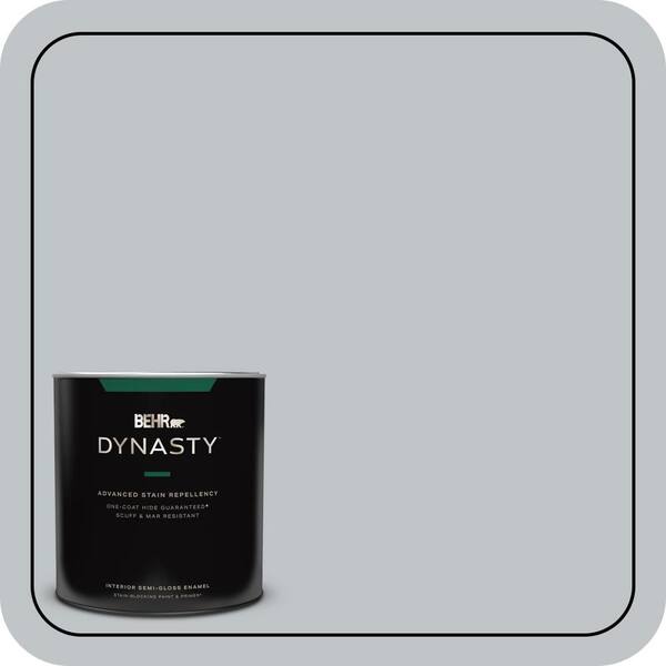 BEHR DYNASTY 1 qt. #N510-2 Galactic Tint Semi-Gloss Enamel Interior Stain-Blocking Paint & Primer