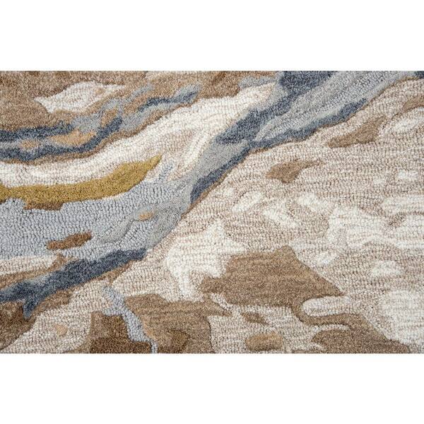 Flare Beige Brown 5 Ft X 8, Brown And Beige Area Rugs