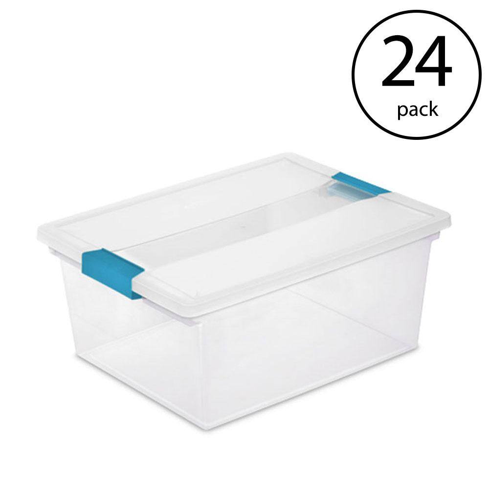clear tote box