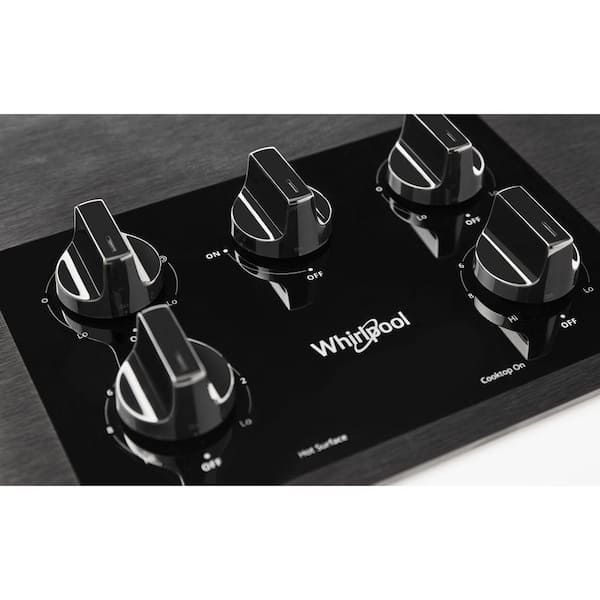 WCE97US0KB by Whirlpool - 30-inch Electric Ceramic Glass Cooktop with Two  Dual Radiant Elements