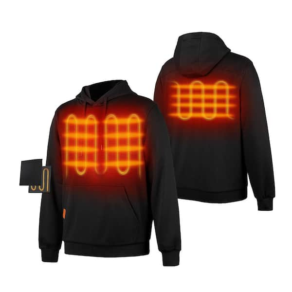 Heated clearance pullover hoodie