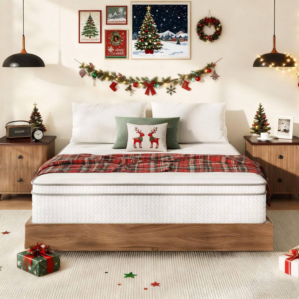 California King Medium Firm Hybrid Gel Infused Memory Foam 14 in. Bed-in-a-Box Mattress price history on PriceWatchPro