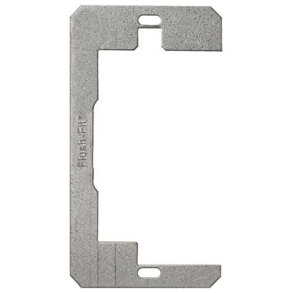 RACO FLUSH-FIT Gray 1-Gang Wall Plate Spacer, 3-Pack