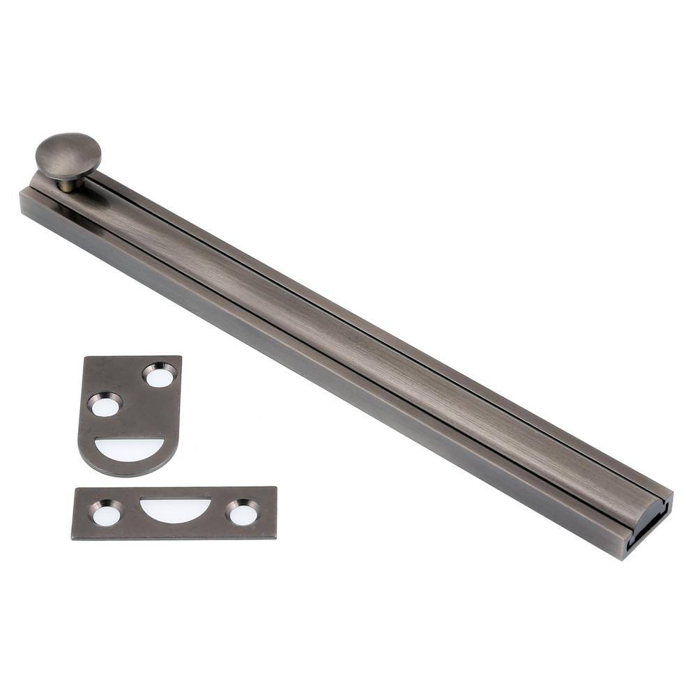 6 in. Solid Brass Antique Nickel Surface Bolt price history on PriceWatchPro