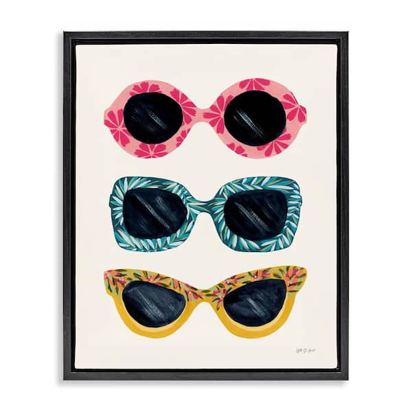 Stupell Industries Tropical Sunglasses Trio by Yvette Amant
