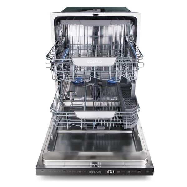 Cosmo 24 in. Icon Collection Top Control Tall Tub Built-in
