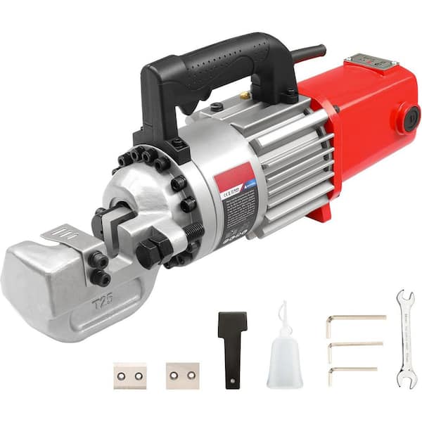Electric Hydraulic Rebar Cutter 2-3S Speed Portable Cutting Rebar 4-25mm 8 120-Volt/60 hz RC25