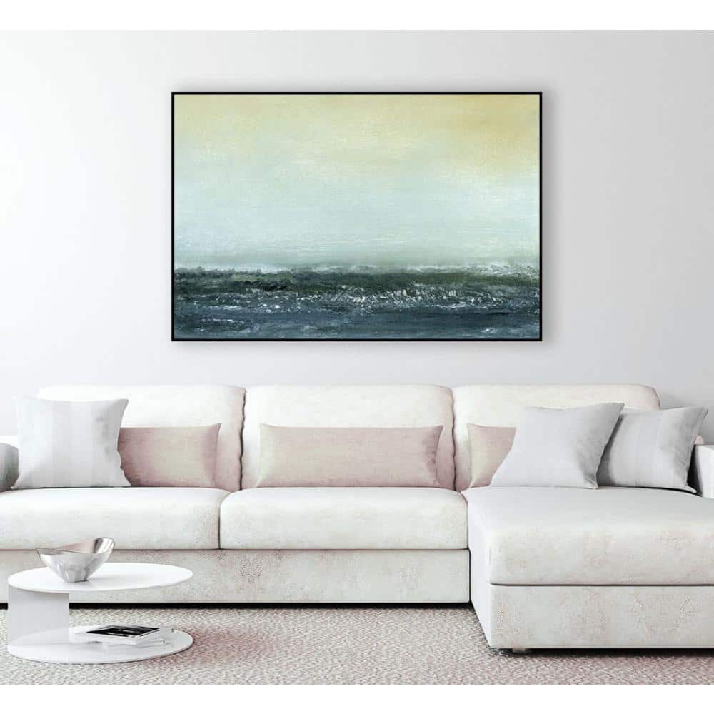 30 in. x 40 in. Sea View VI by Sharon Gordon Framed Wall Art