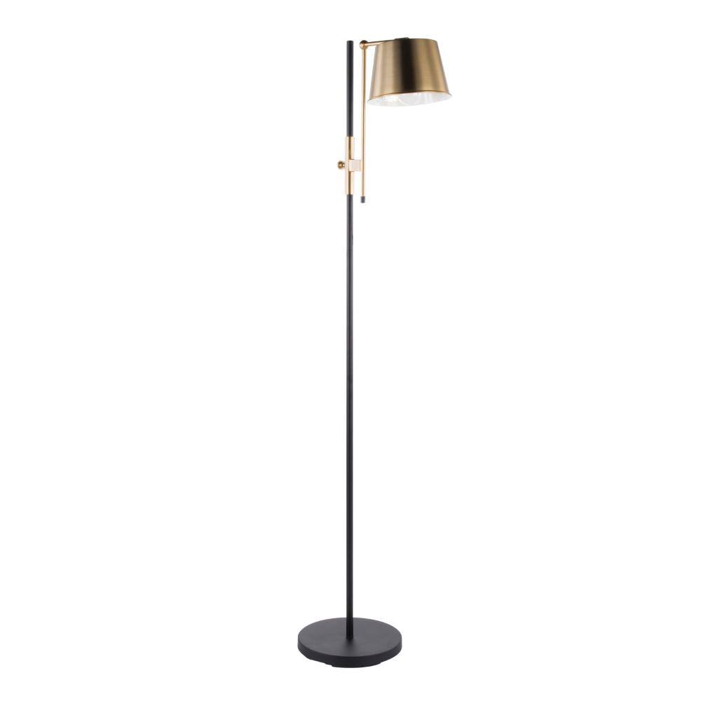 Metal Floor Lamp in Polished Nickel and Clear K9 Crystal with White Metal Accents price history on PriceWatchPro