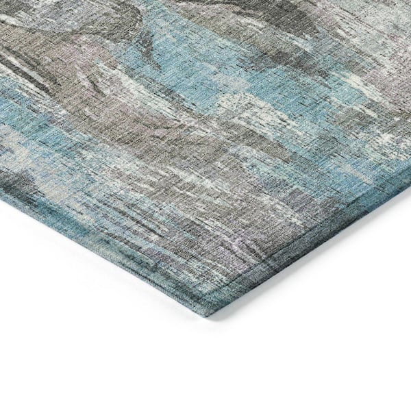 Chantille Machine Washable Indoor/Outdoor Abstract ACN2269 Taupe 9 ft. x 12 ft. Area Rug