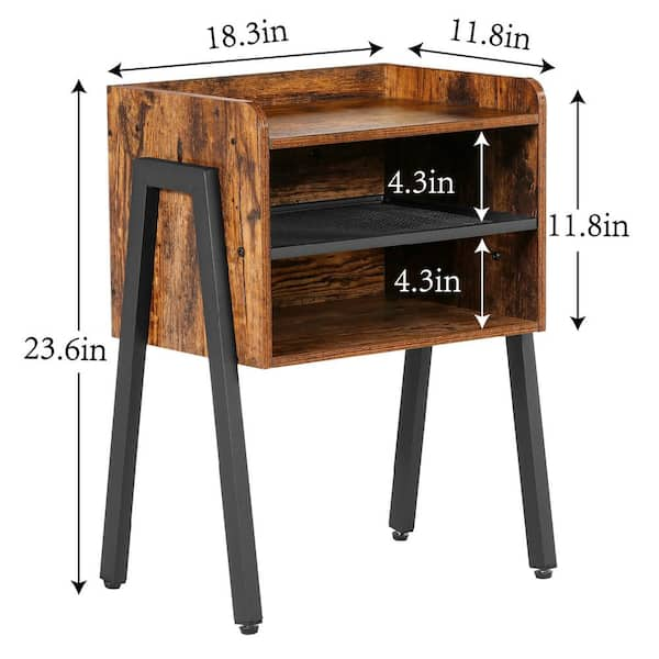 Small deals industrial nightstand