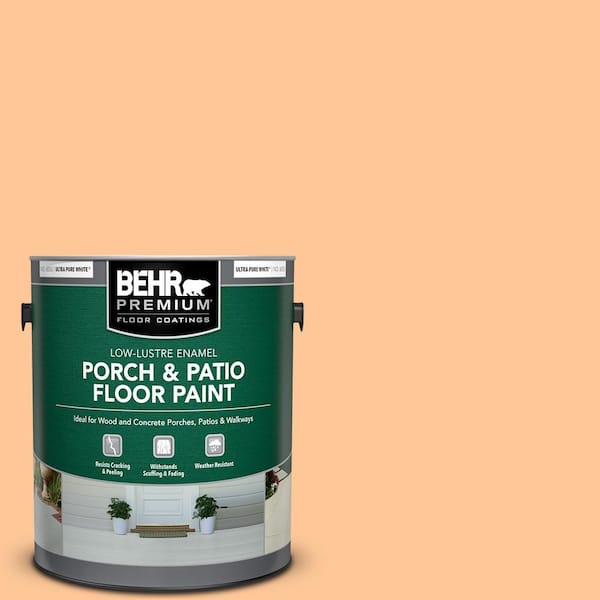 BEHR PREMIUM 1 gal. #P230-4 Citrus Punch Low-Lustre Enamel Interior/Exterior Porch and Patio Floor Paint