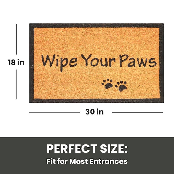 Wipe Your Paws Door Mat 29x17 –