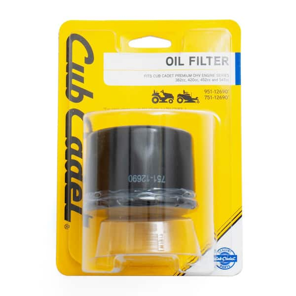 Cub Cadet Premium OHV Engine 382 cc 420 cc 452 cc and 547 cc Oil Filter OE 951 12690 751 12690 490 201 C010 The Home Depot