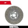 Milwaukee 4 in. Crimped Wire Wheel Brush 48-52-5070 - The Home Depot