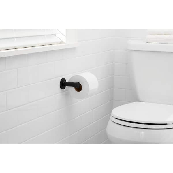 Glacier Bay Lucien Toilet Paper Holder in Matte Black BTH-008-106 - The  Home Depot