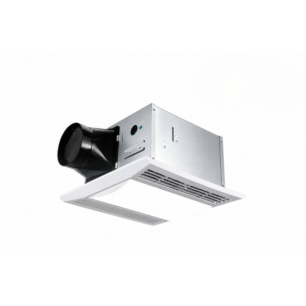 12.3 in. Square Matte White Flush Mount 100 CFM Bathroom Exhaust Fan with Light, 5CCT,Humidity Sensing, Under 1.0 Sones price history on PriceWatchPro