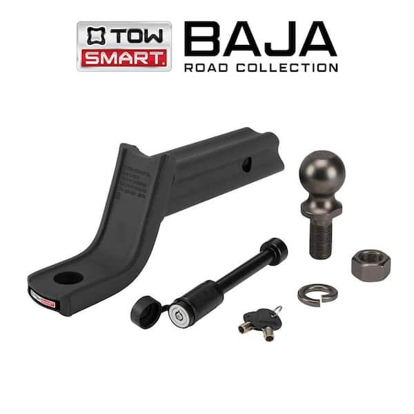 BAJA 5,000 lb. X-Mount Security Kit, 3-1/4 in. Drop x 2 in. Rise x 1 in. Shank Ball Mount, 2 in. Ball, 5/8 in. Pin