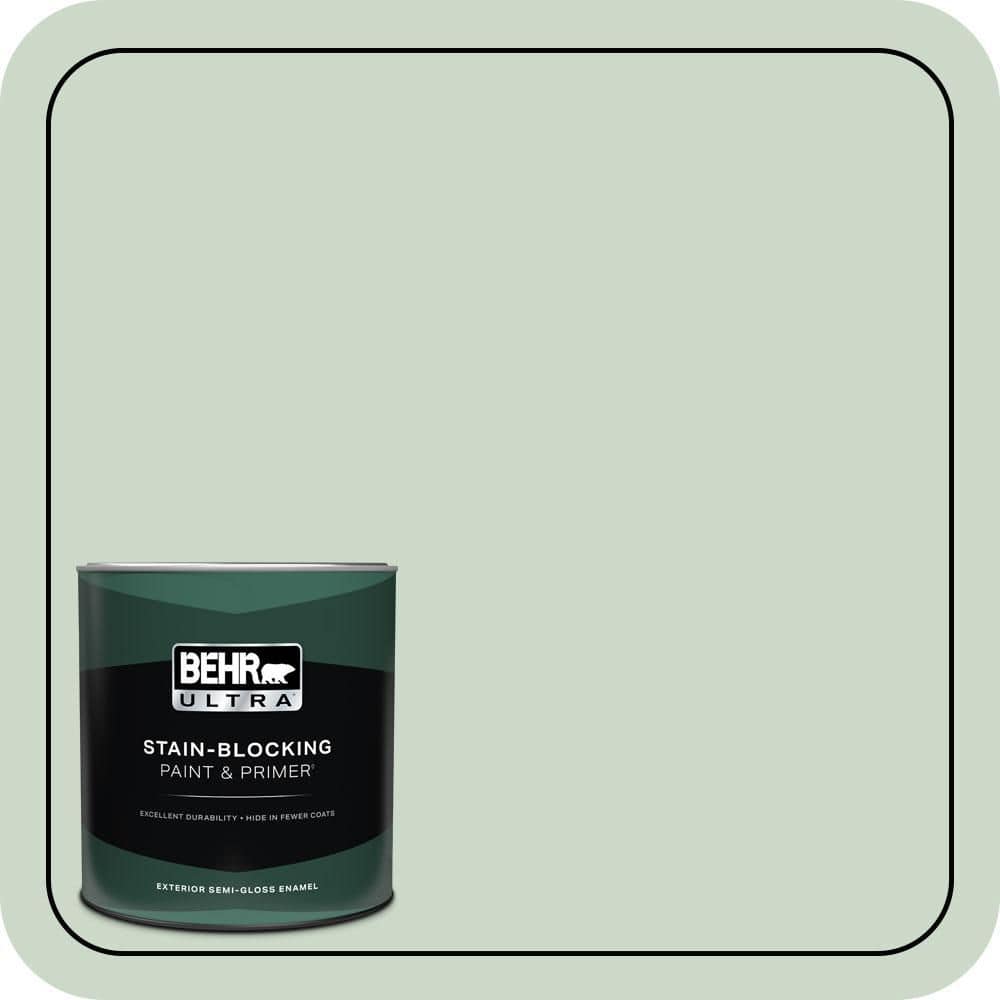 1 qt. #450E-2 April Mist Semi-Gloss Enamel Exterior Paint & Primer price history on PriceWatchPro