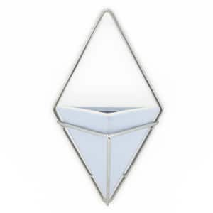 Diamond 4 in. x 8 in. Sky Matte Ceramic Wall Planter