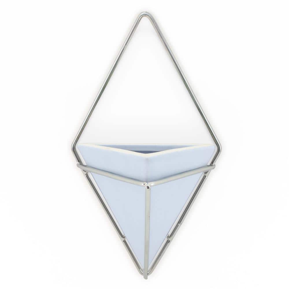 Diamond 6 in. x 10 in. Sky Matte Ceramic Wall Planter