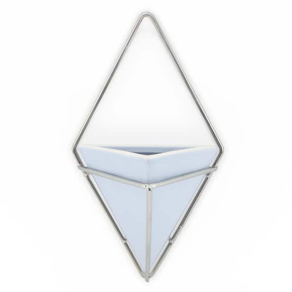 Diamond 6 in. x 10 in. Sky Matte Ceramic Wall Planter