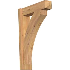 6 in. x 28 in. x 20 in. Western Red Cedar Thorton Craftsman Smooth Outlooker
