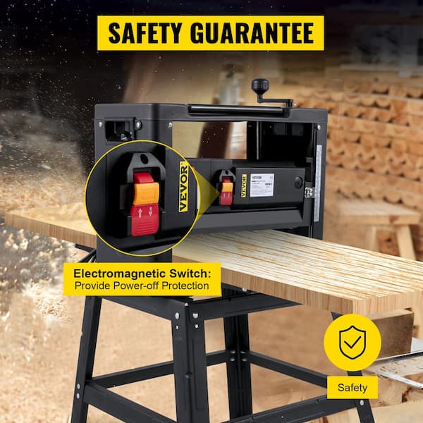 Electric Cordless Wood Planer Hand Held Woodworking Power Tools 110V