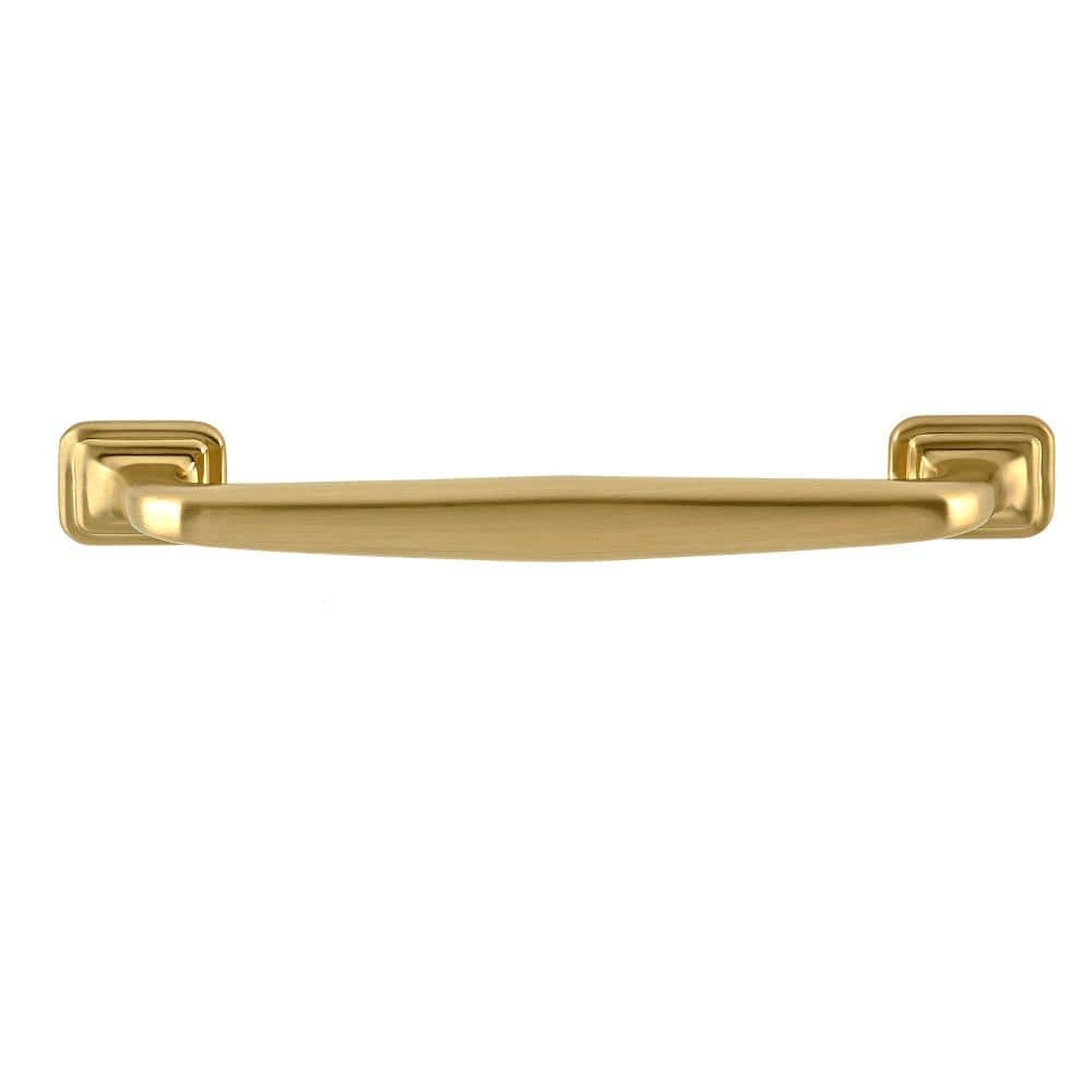 Grayson 5" Satin Brass Arch Pull with Mounting Hardware