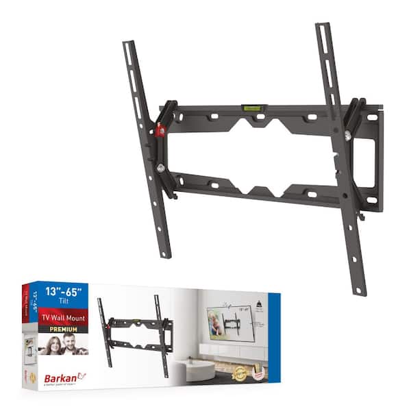 Barkan a Better Point of View Barkan 19 in. to 65 in. Tilt Flat / Curved Panel TV Wall Mount. Screens up to 110 lbs.