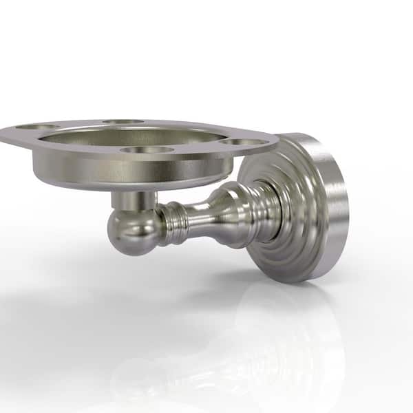 Waverly Place Collection Wall Mounted Tumbler Holder/Toothbrush Holder in Satin Nickel