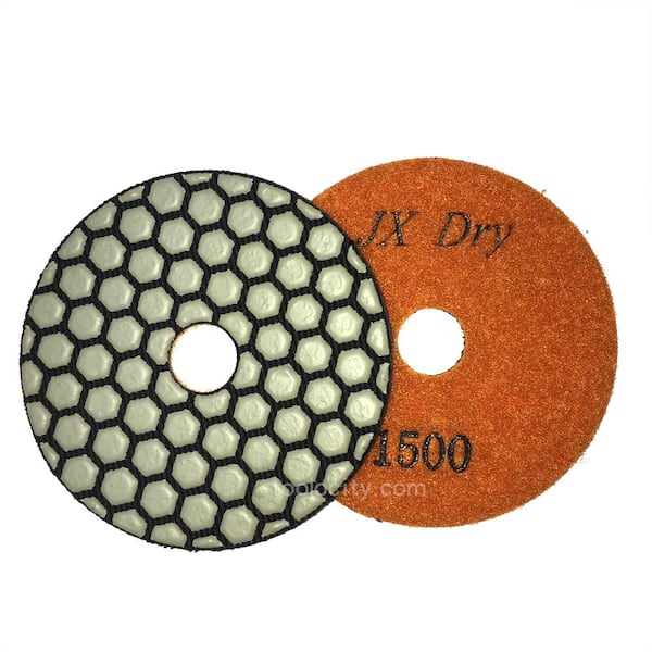 Unbranded 4 in. 1500-Grit Dry Diamond Polishing Pads/Discs