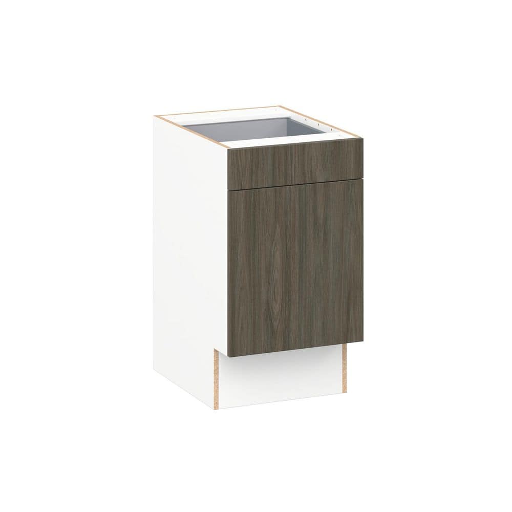 Medora Textured Slab Walnut Assembled 18 in.W x 32.5 in.H x 23.75 in.D Accessible ADA 1 Drawer Base Kitchen Cabinet price history on PriceWatchPro