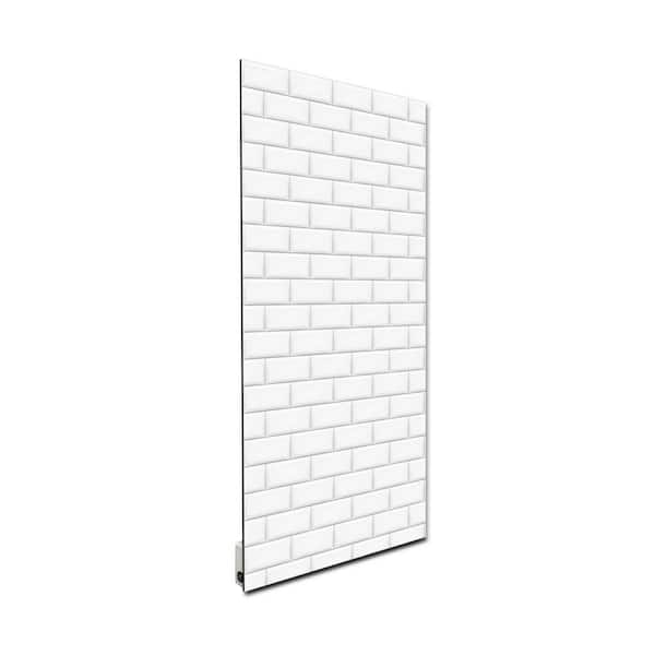 Heat Storm Glass Heater 500-Watt Radiant Wall Hanging Decorative Glass Heat Panel - Metropolitan Wall